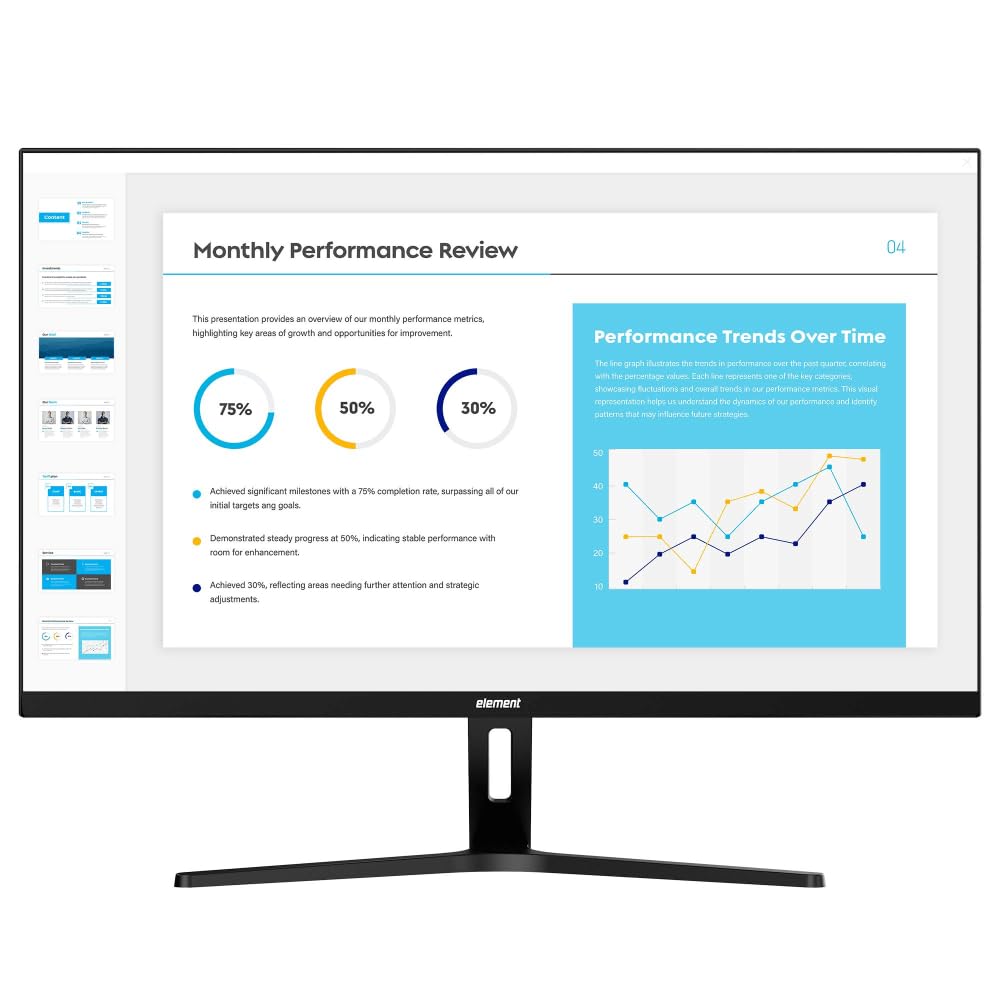 24" FHD 1080p 75hz IPS Ultra Thin PC Monitor H80665