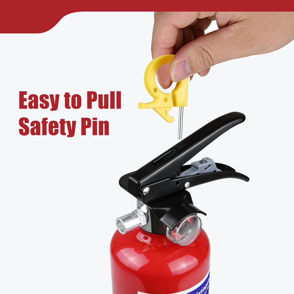 1 Pack 2.5 lb ABC Dry Chemical Fire Extinguisher with Bracket B551