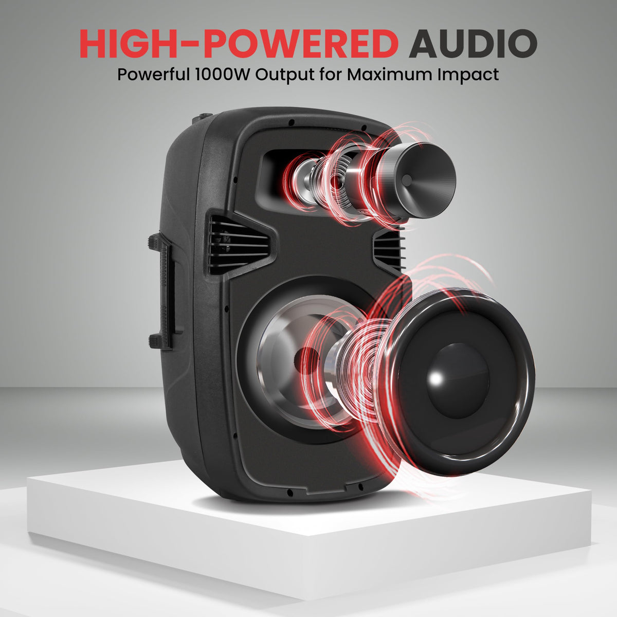 1000W Wireless Portable PA Speaker System V4903