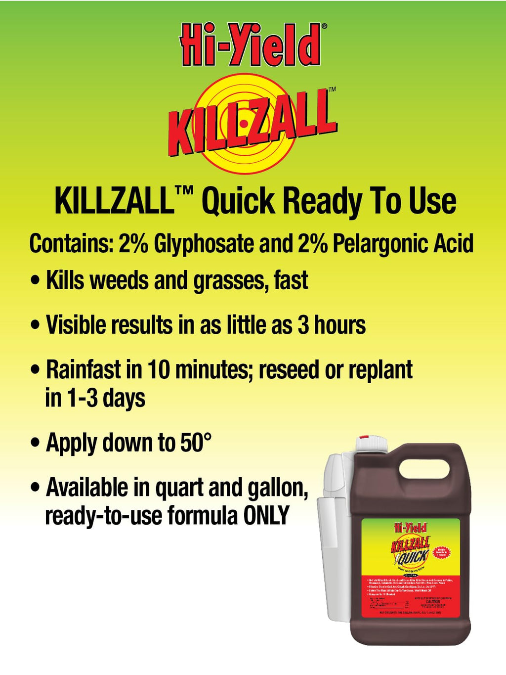 1 gal Killzall Quick RTU S4017