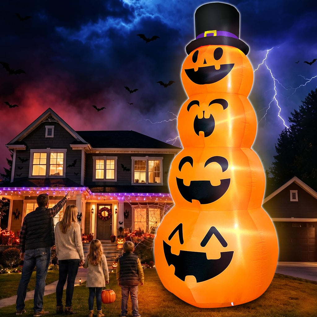 12FT Giant Witch Pumpkin Halloween Inflatables Z587067
