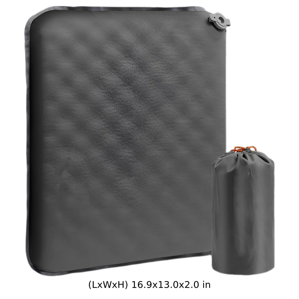 2 Pcs Inflatable Seat Cushion, 16.9 x 13 in Nylon TPU F182