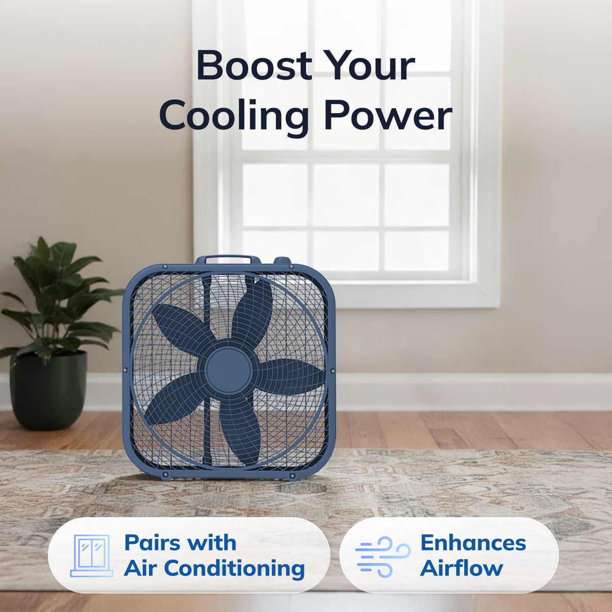 20-Inch 3-Speed Box Fan H553