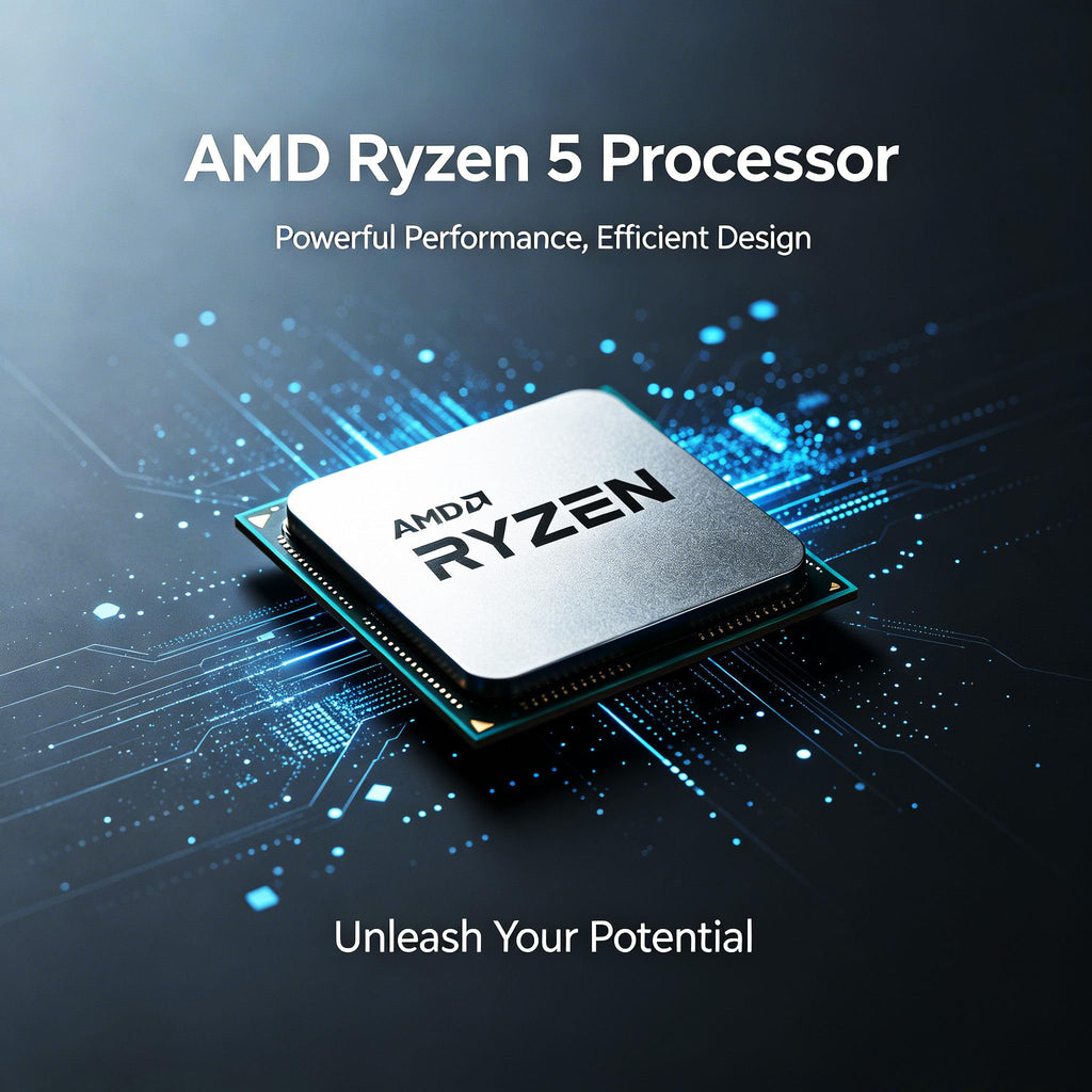 15.6" FHD Laptop, AMD Ryzen 5, 8GB RAM, 512GB SSD J837348