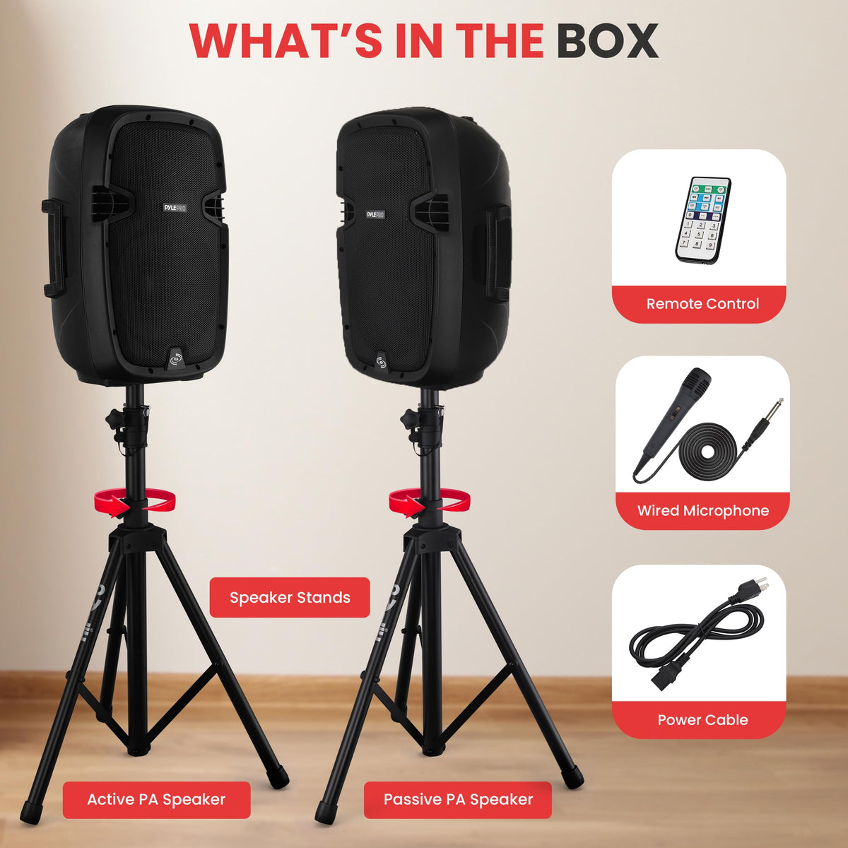 1000W Wireless Portable PA Speaker System V4903