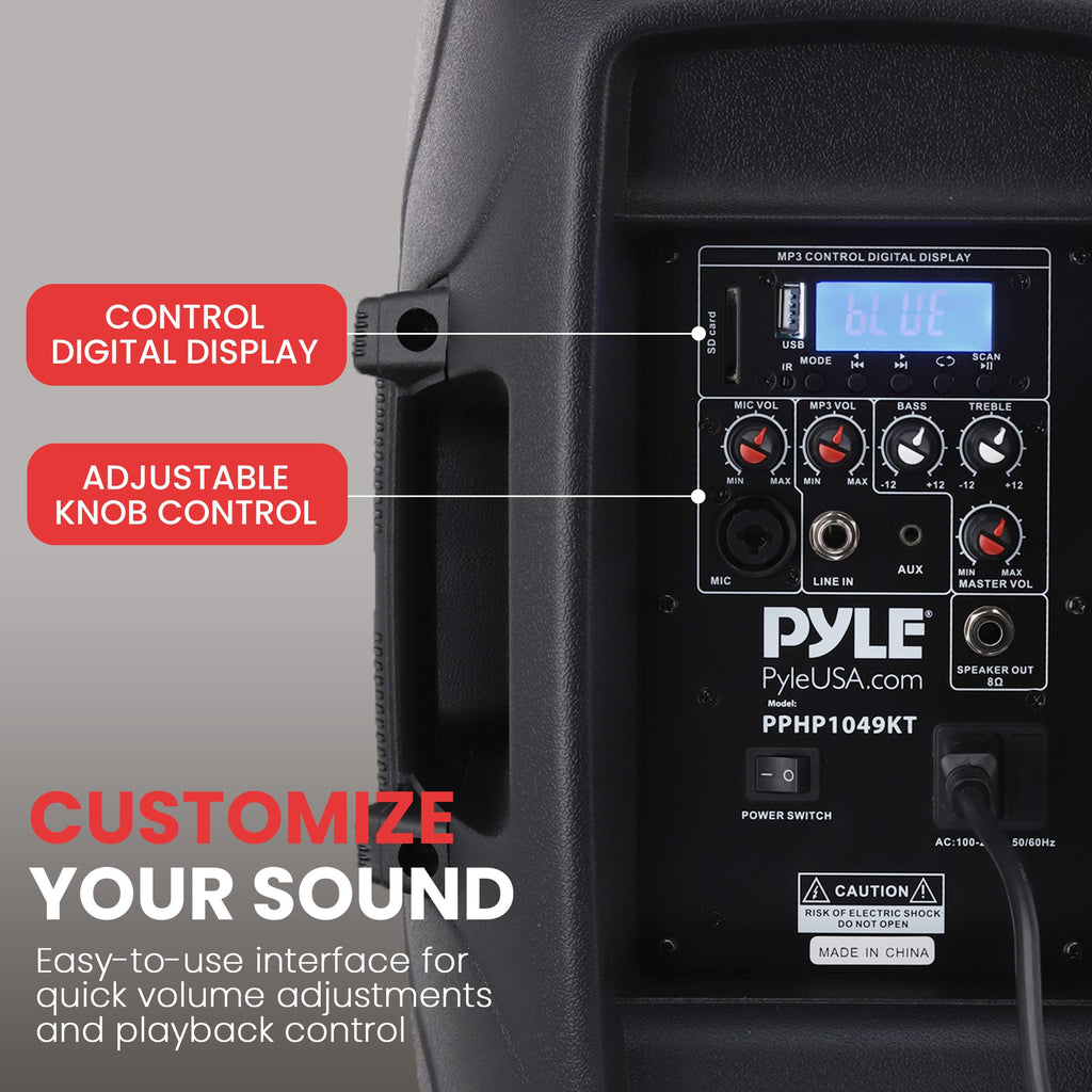 1000W Wireless Portable PA Speaker System V4903