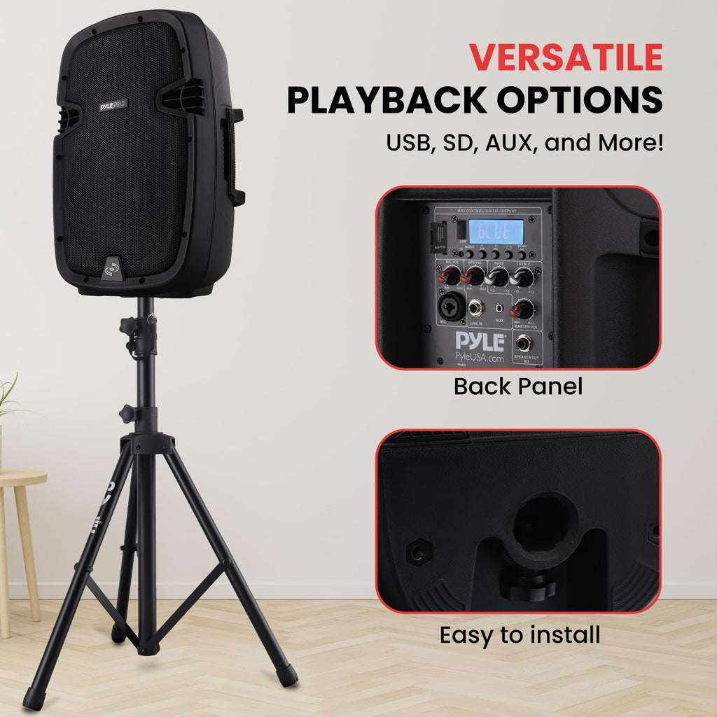 1000W Wireless Portable PA Speaker System V4903