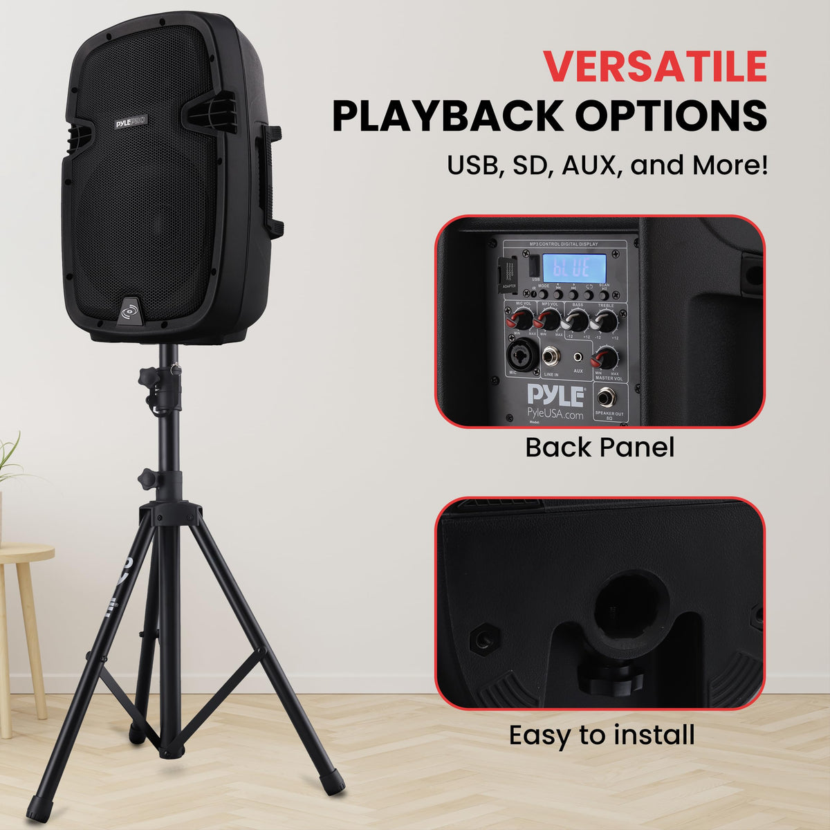 1000W Wireless Portable PA Speaker System V4903
