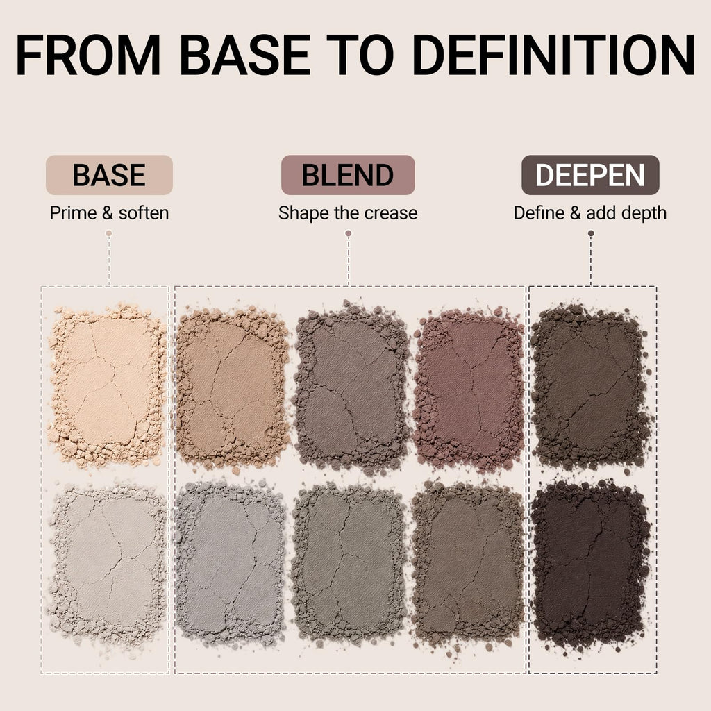 10 Colors Matte Eyeshadow Palette R627
